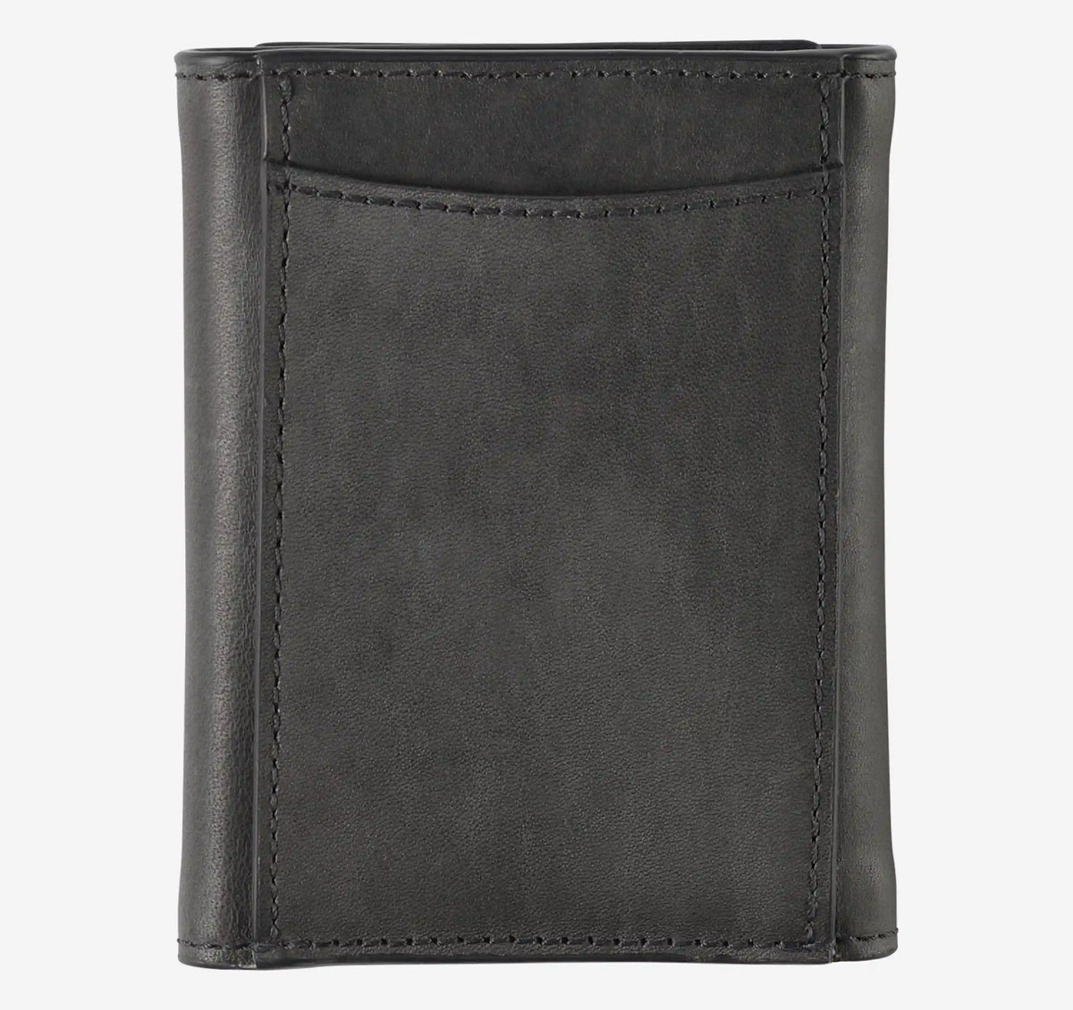 Rhodes Trifold Wallet - Black Full Grain