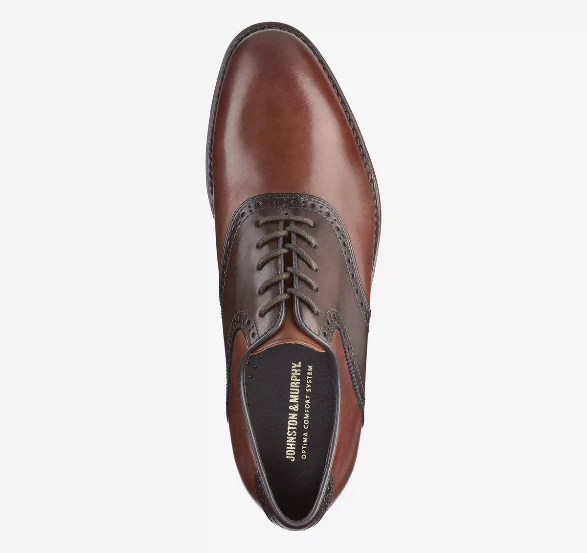 Melton Saddle - Tan/Brown Full-Grain Leather