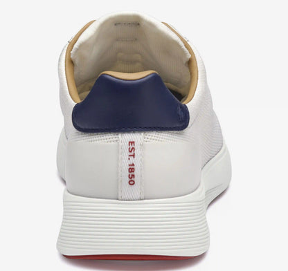 Ackerson Knit Plain Toe - White Knit