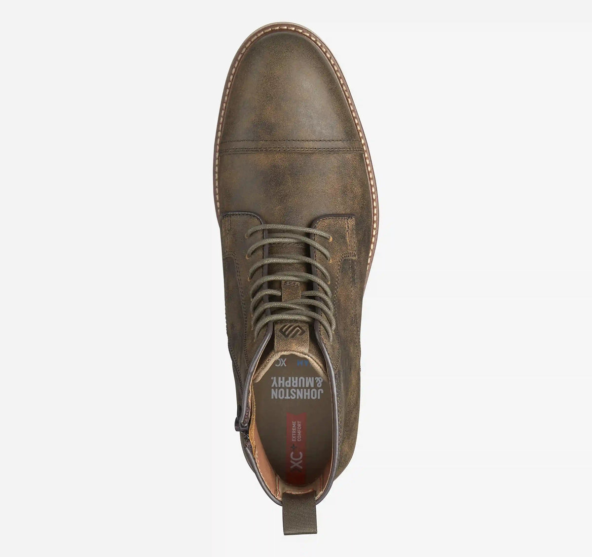 XC+™ Durham Cap Toe Boot - Dark Brown Waterproof Bomber Leather