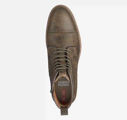 XC+™ Durham Cap Toe Boot - Dark Brown Waterproof Bomber Leather