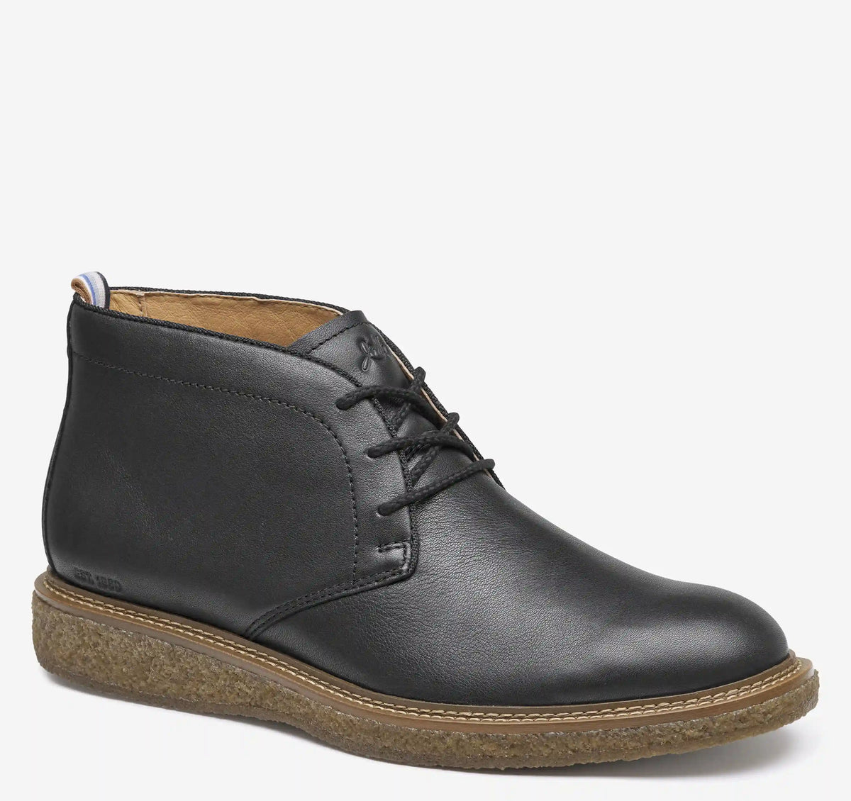 Clint Chukka Boot - Black Full-Grain Leather