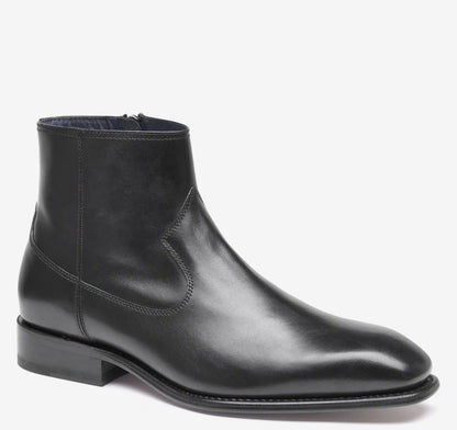 Ashton Inside-Zip Boot - Black Hand-Finished Full-Grain Leather