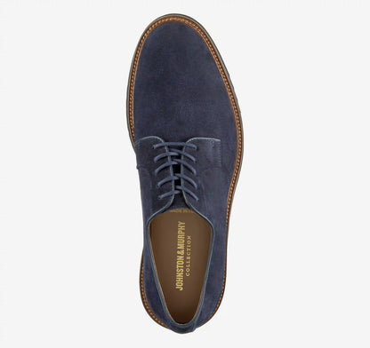 Hartford Plain Toe - Navy Italian Suede