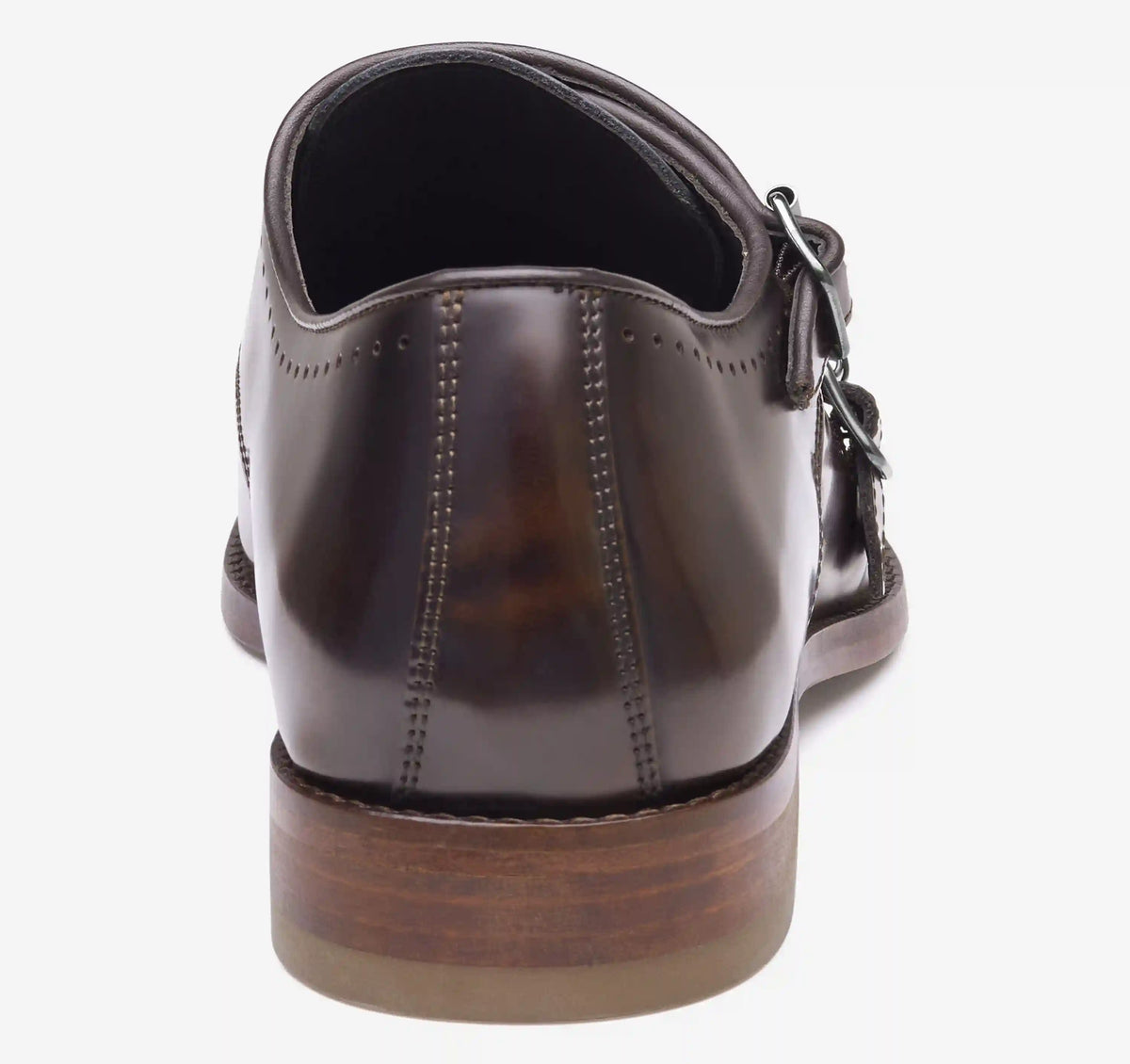 Arrister Double-Monk Cap Toe - Mahogany Italian Full-Grain Leather