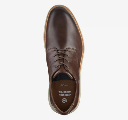 Larkin Plain Toe - Mahogany Italian Calfskin