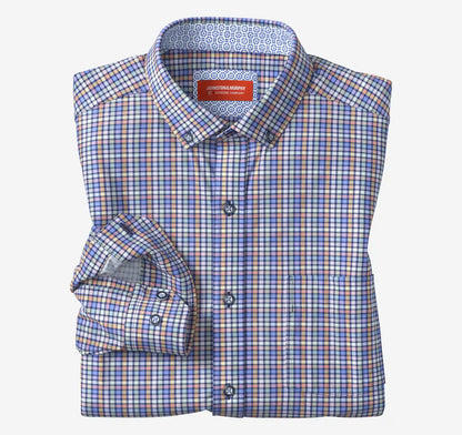 XC+™ Motion Long-Sleeve Sport Knit Shirt - Multi Check