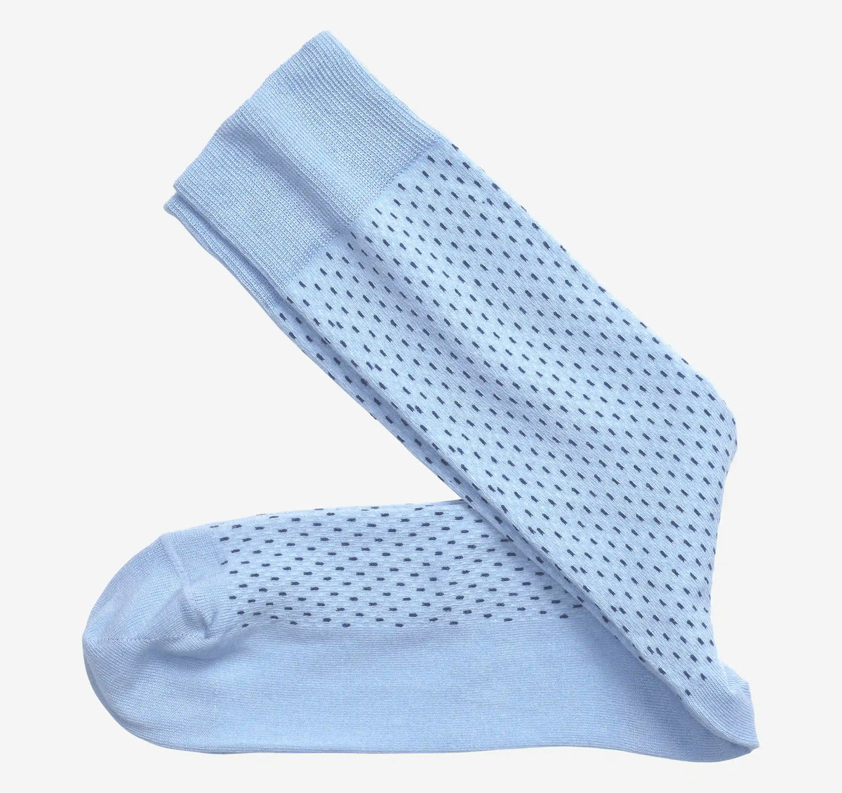 Pindot Socks - Light Blue