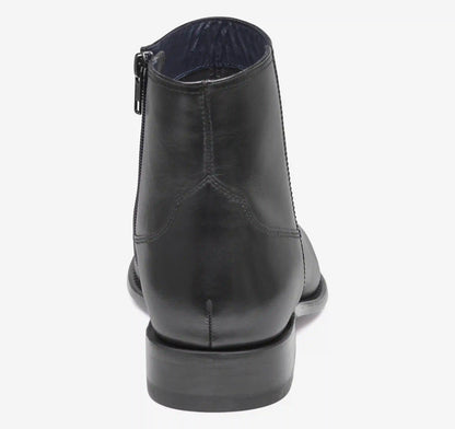 Ashton Inside-Zip Boot - Black Hand-Finished Full-Grain Leather