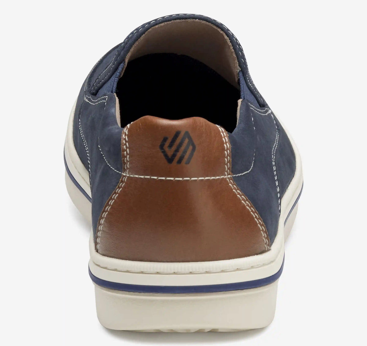 Bowling Moc Toe Venetian - Navy Embossed Nubuck