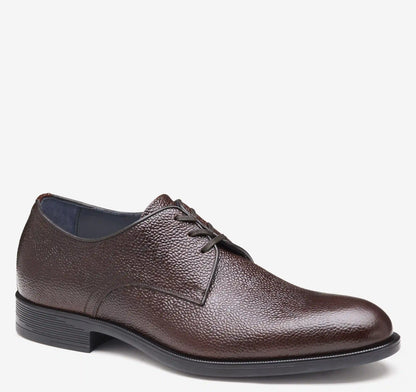 Flynch Plain Toe - Mahogany English Scotch Grain