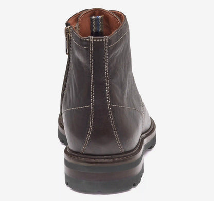 Britton Plain Toe Boot - Dark Brown Bomber Leather