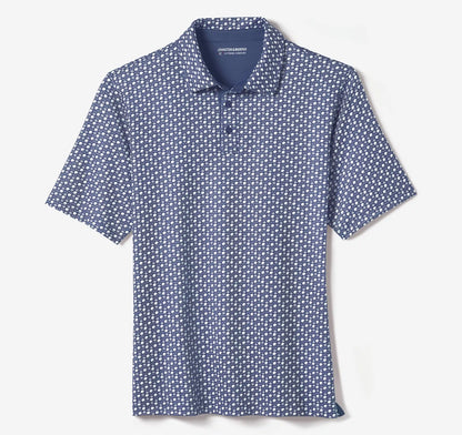 Game Day XC+™ Helmet-and-Football Print Polo - Navy