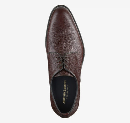 Flynch Plain Toe - Mahogany English Scotch Grain