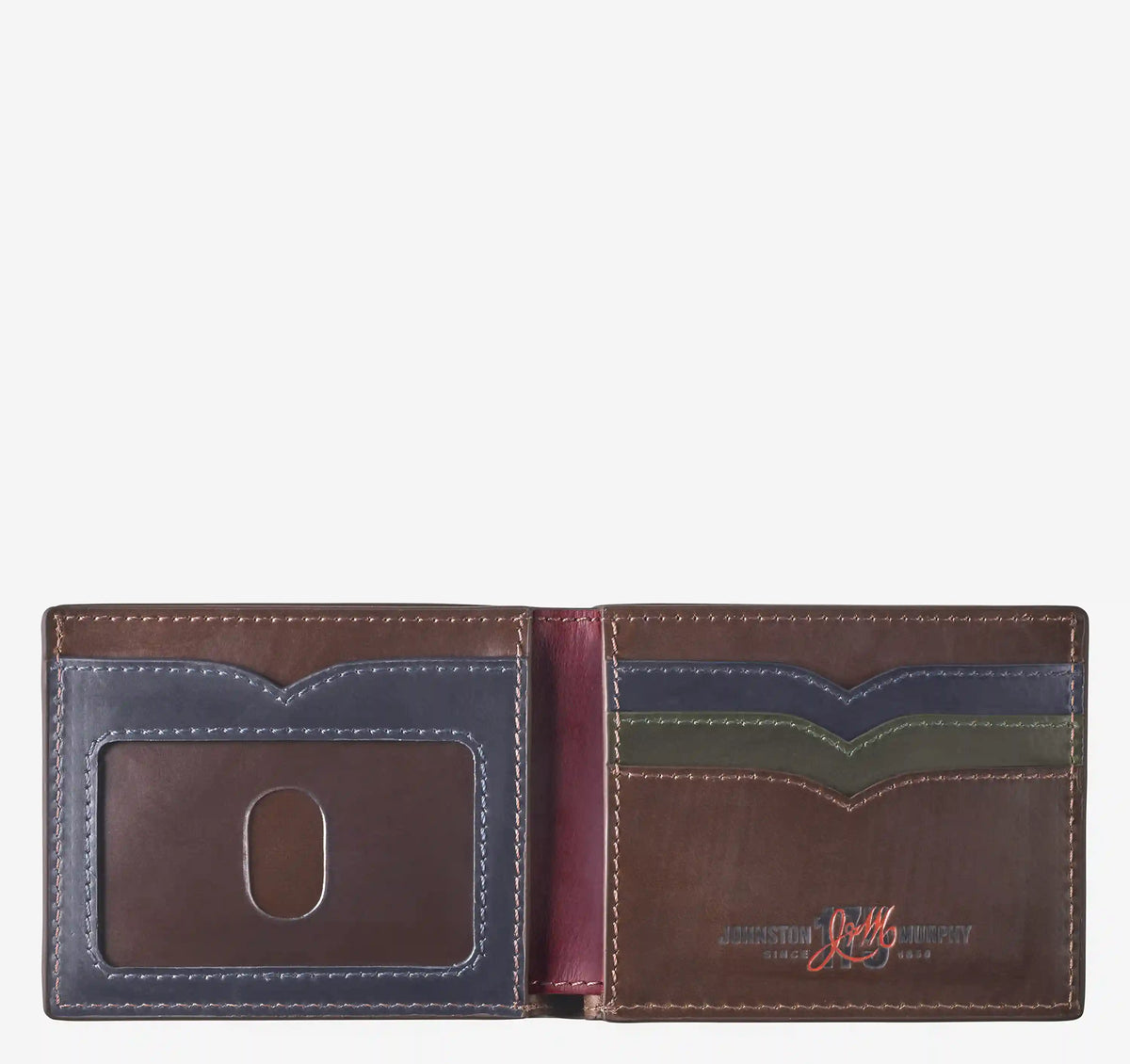175th Anniversary Colorblocked Billfold Wallet - Brown Multi