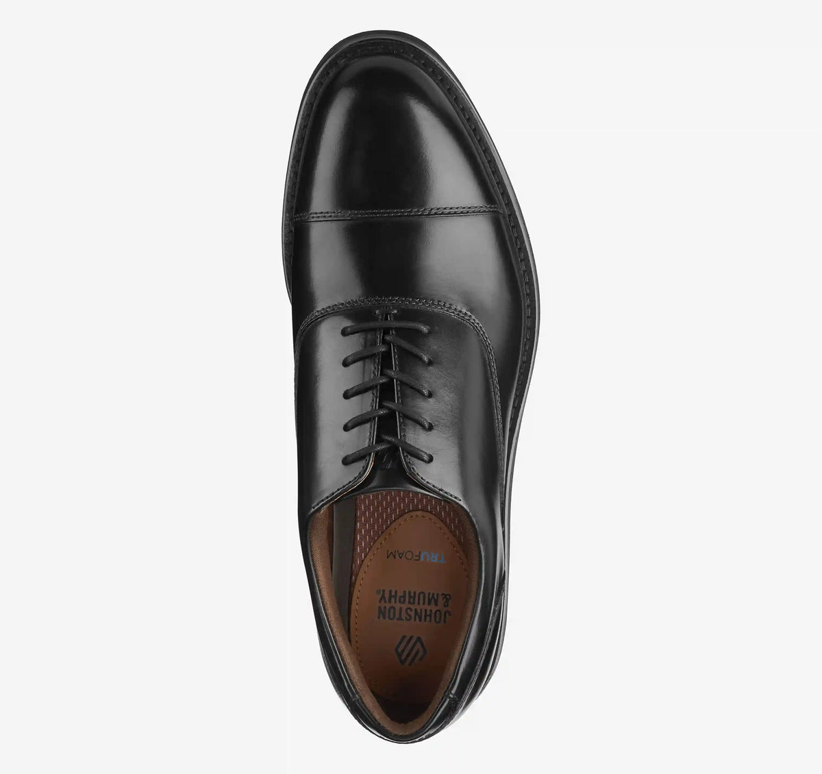 Tyson Dress Cap Toe - Black Full-Grain Leather