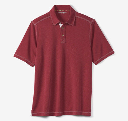 Vintage Slub Polo - Red
