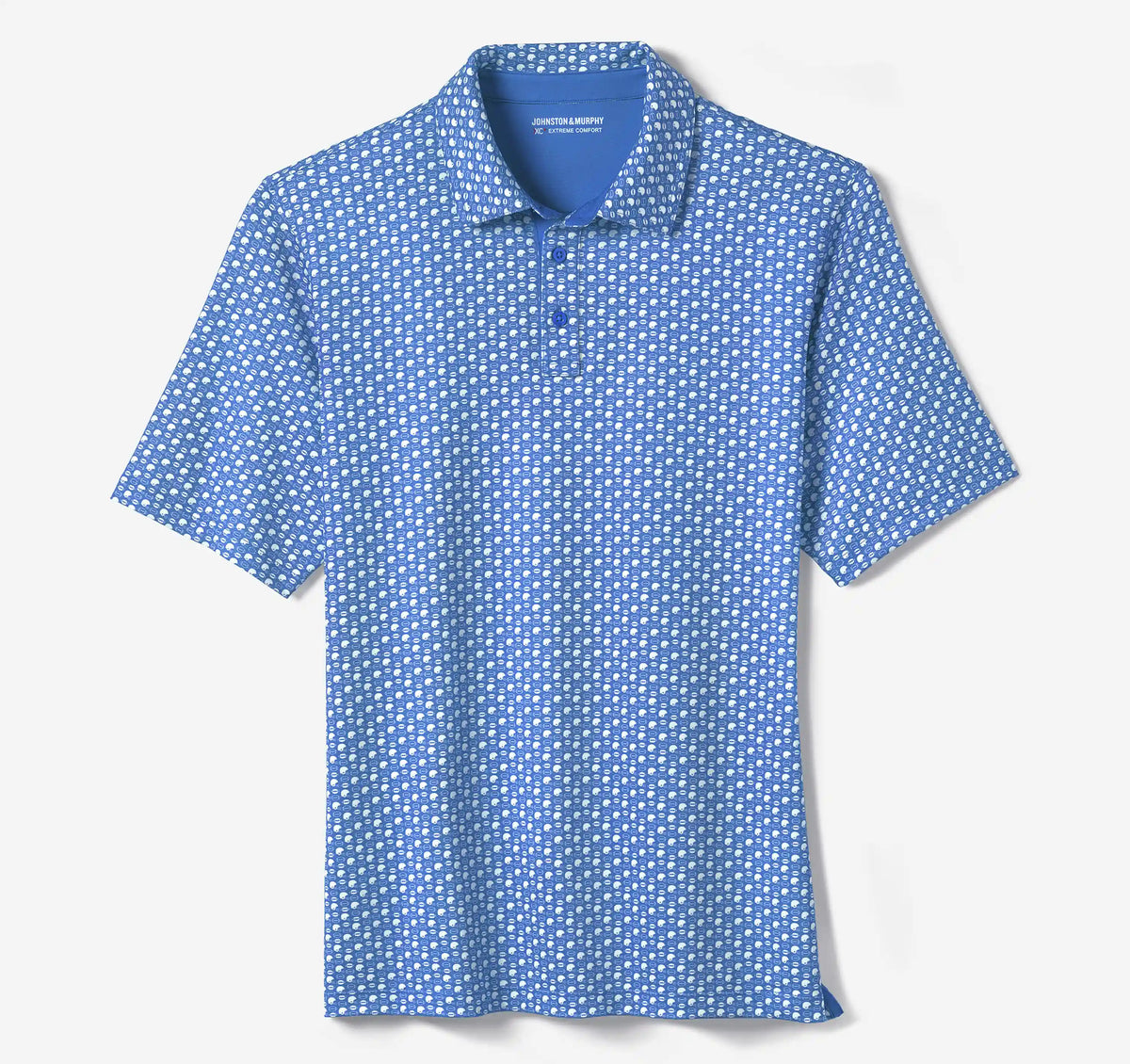 Game Day XC+™ Helmet-and-Football Print Polo - Royal
