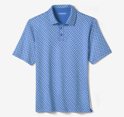 Game Day XC+™ Helmet-and-Football Print Polo - Royal