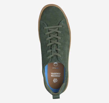 Ollie Lace-to-Toe - Olive Washable Suede