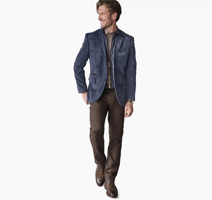 Harding Bib Blazer - Navy Plush