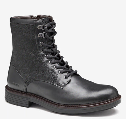 Latham Plain Toe Boot - Black European Calfskin