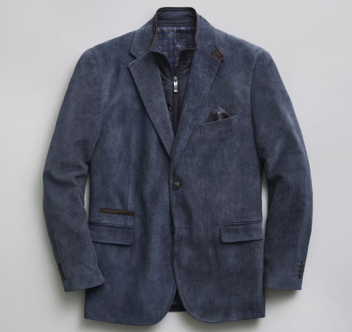 Harding Bib Blazer - Navy Plush