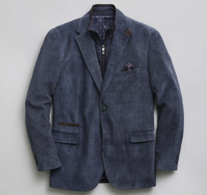 Harding Bib Blazer - Navy Plush
