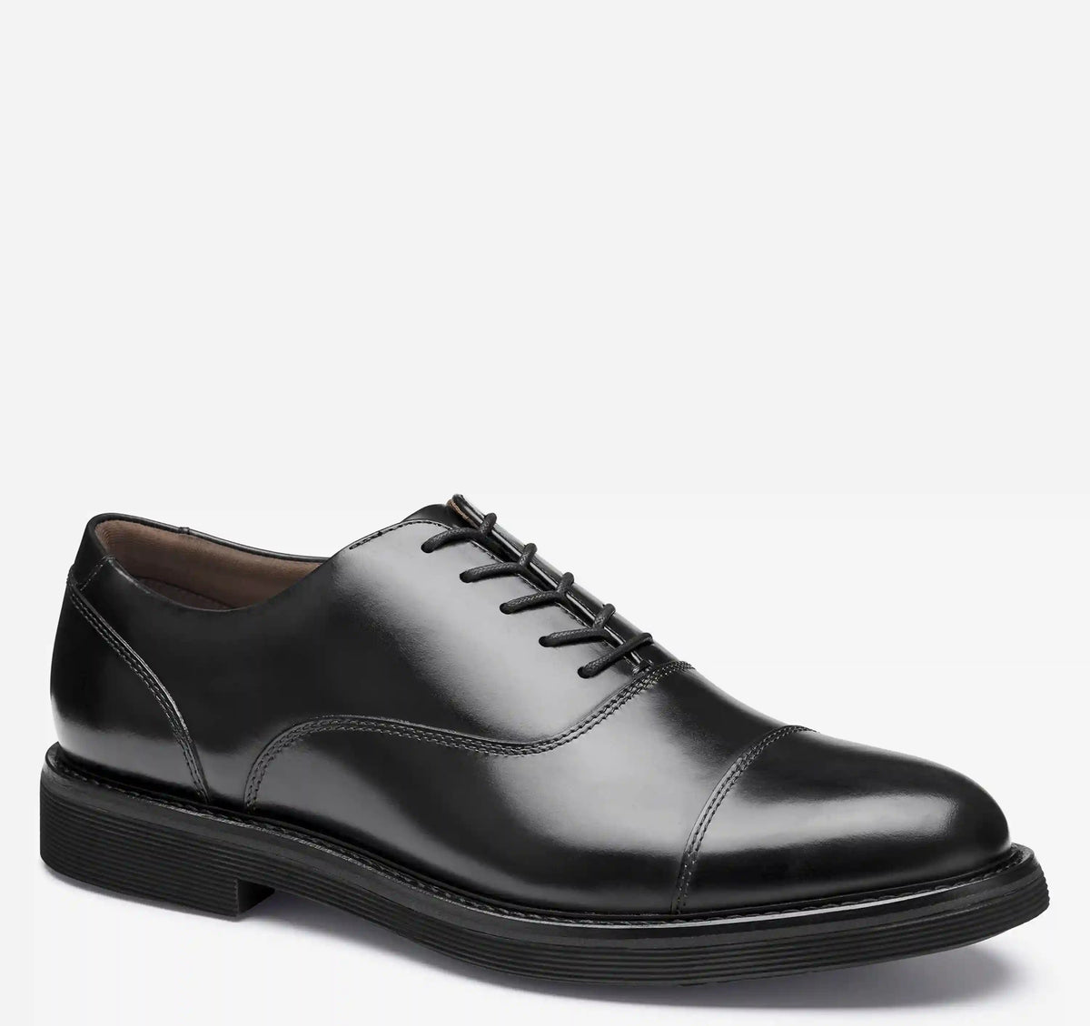 Tyson Dress Cap Toe - Black Full-Grain Leather